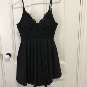 Black party dress